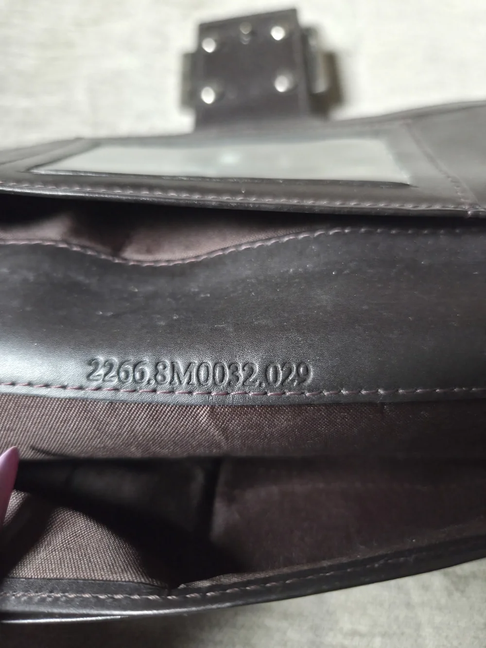 Fendi Zucca Canvas Continental Wallet - Brown/Black